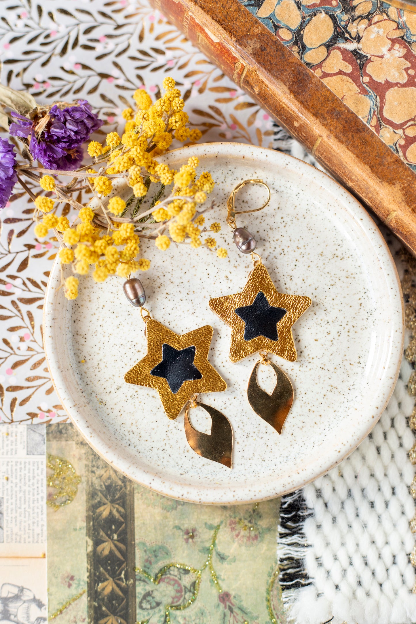 Boucles d'oreilles Etoiles