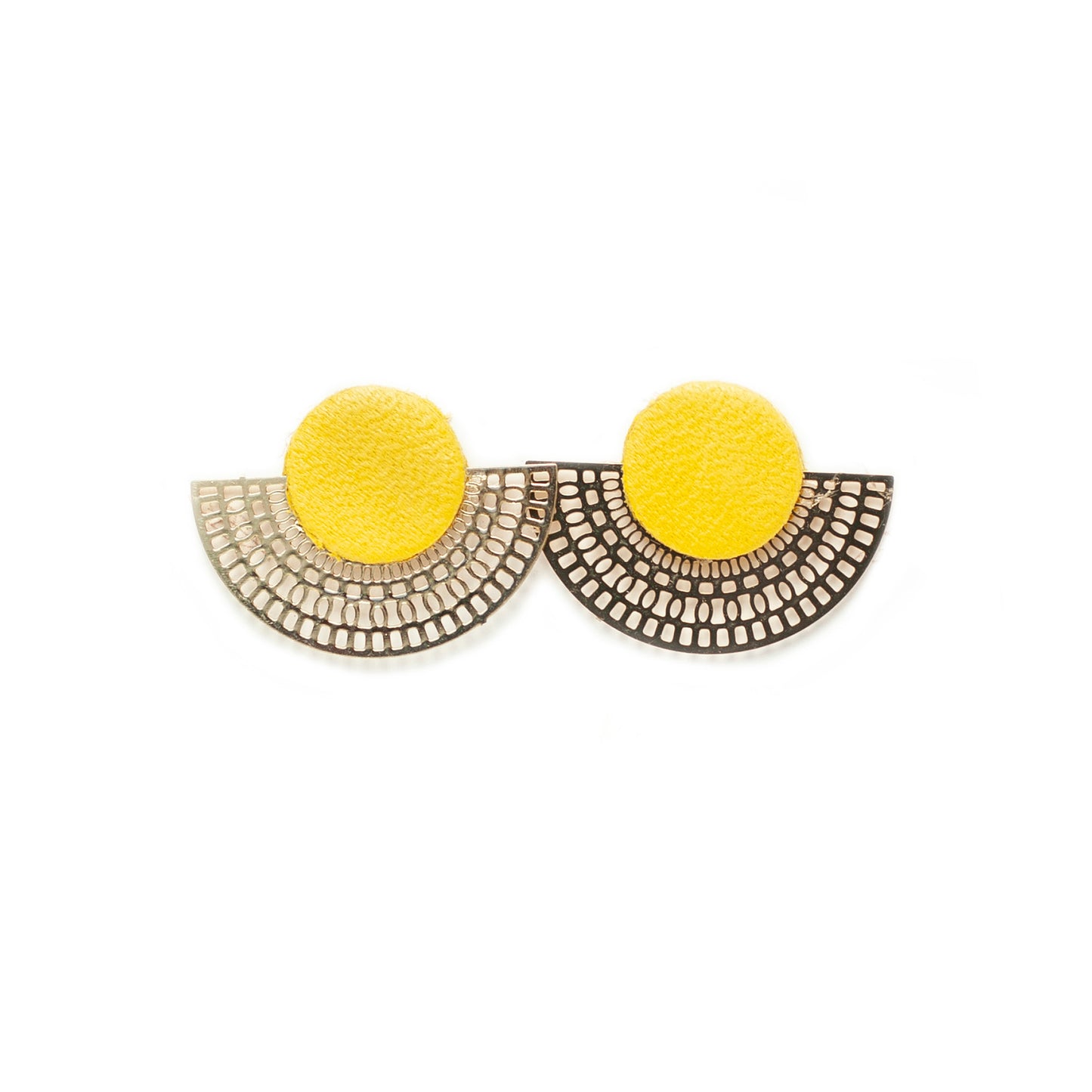 Puces d'oreilles cuir couleurs au choix