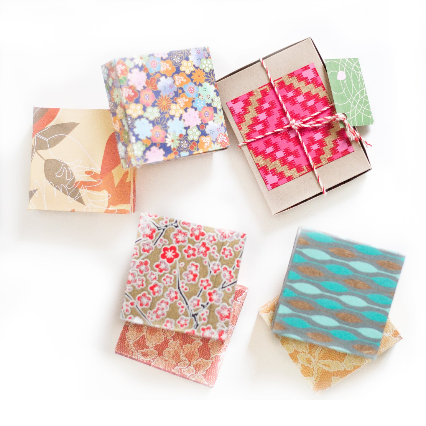 Boucles d'oreilles Algues - cuir vert