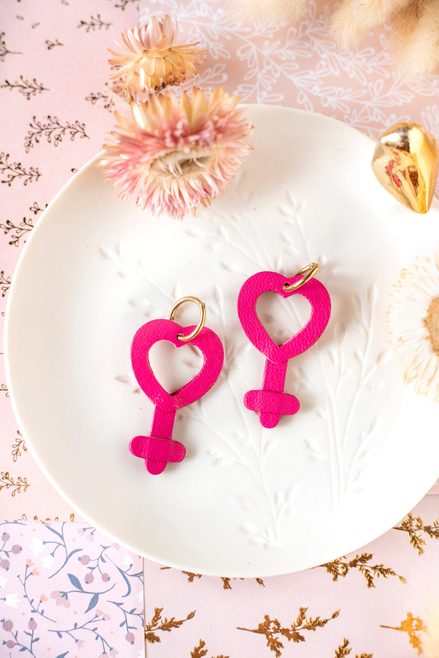 Boucles d'oreilles Love Symbole