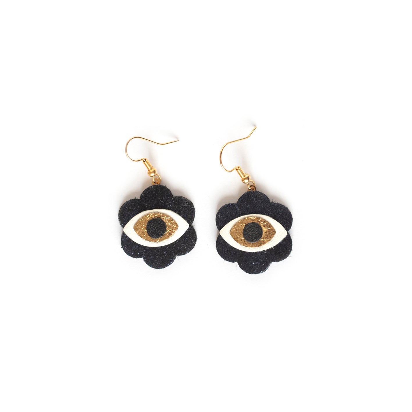 Boucles d'oreilles Yeux en Fleurs