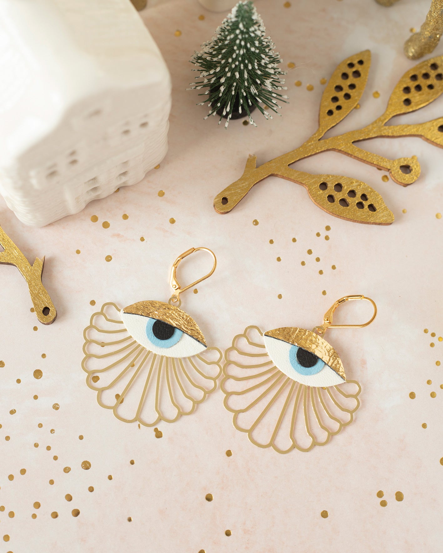 Boucles d'oreilles Yeux