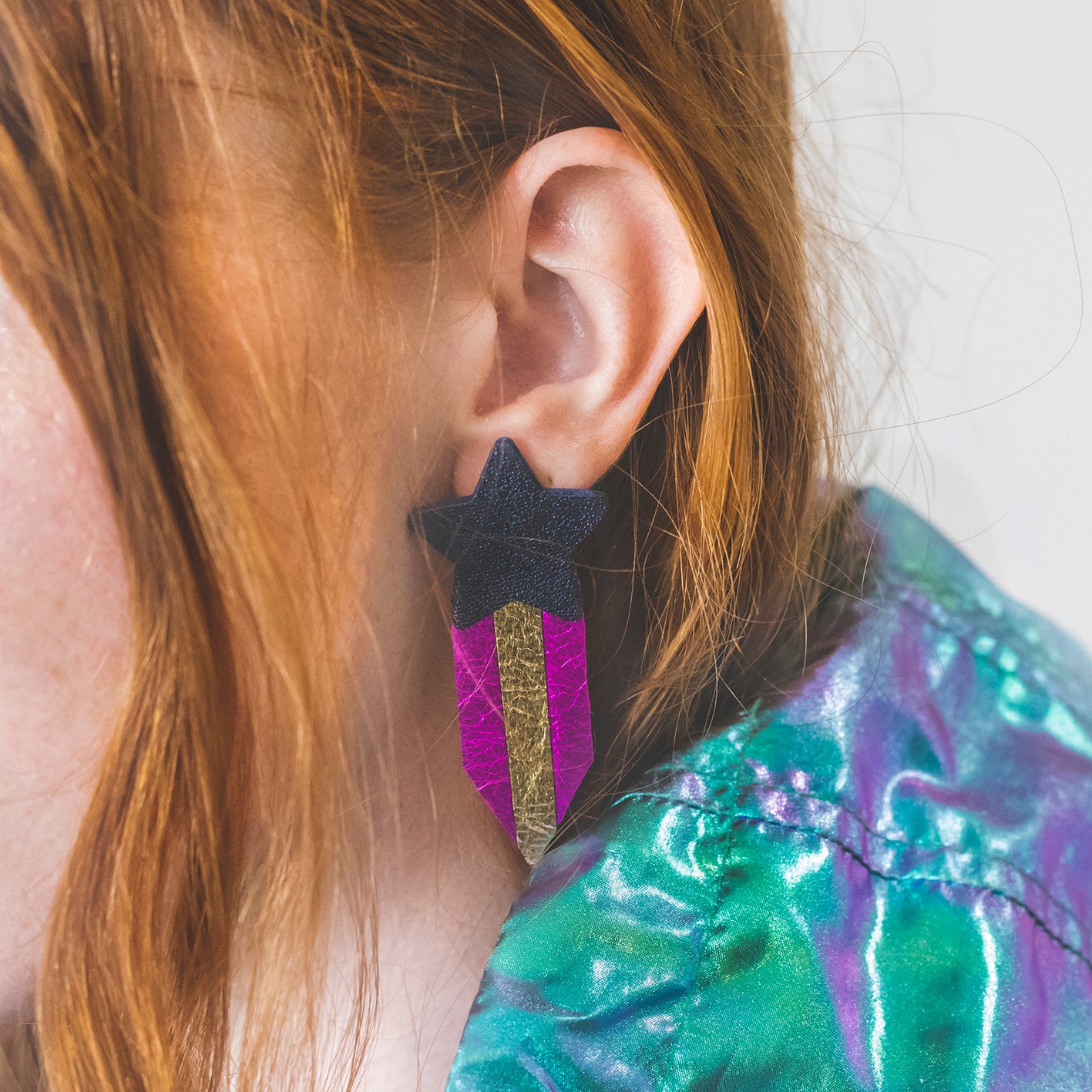 Boucles d'oreilles Comètes