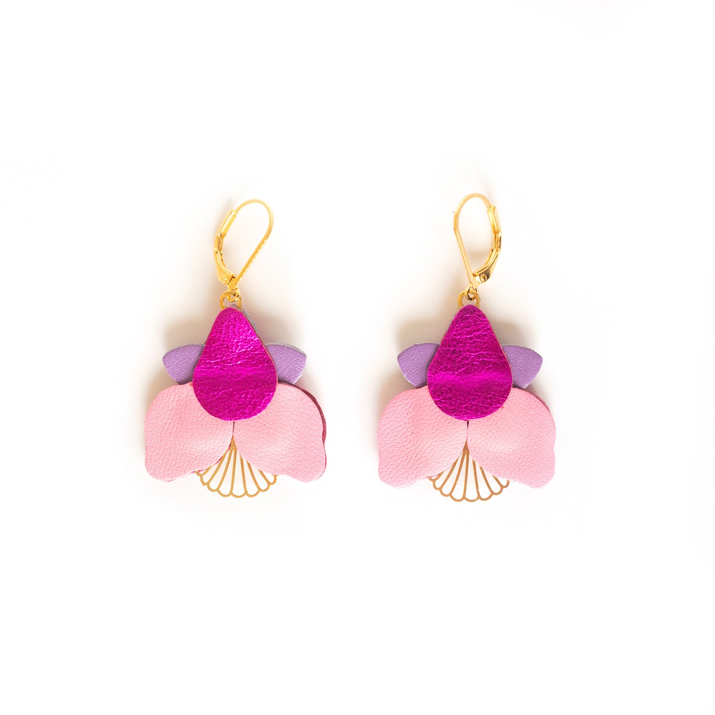 Boucles d'oreilles Sauge officinale