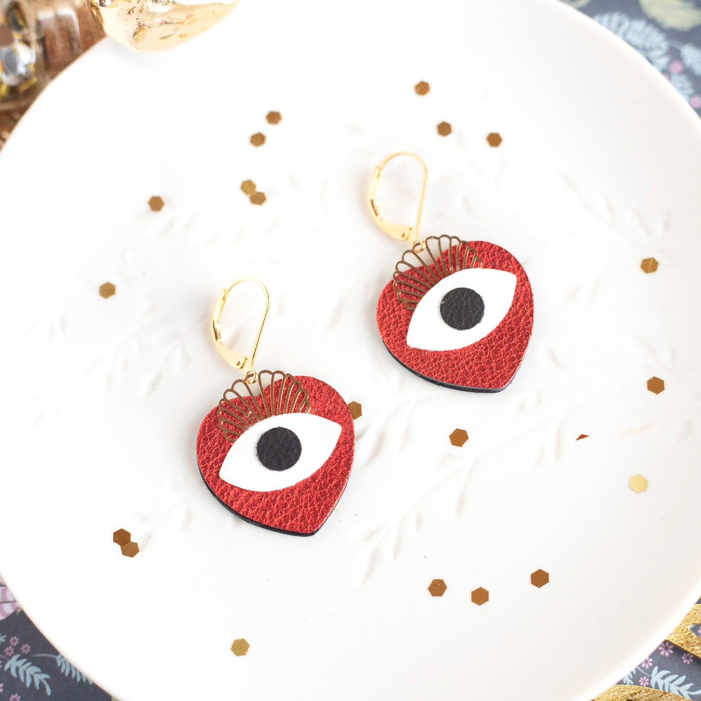 Boucles d'oreilles Ex-Voto Yeux