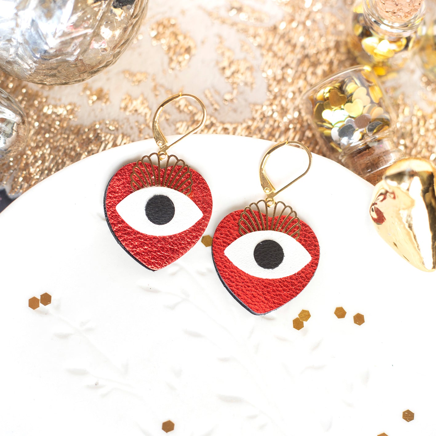 Boucles d'oreilles Ex-Voto Yeux