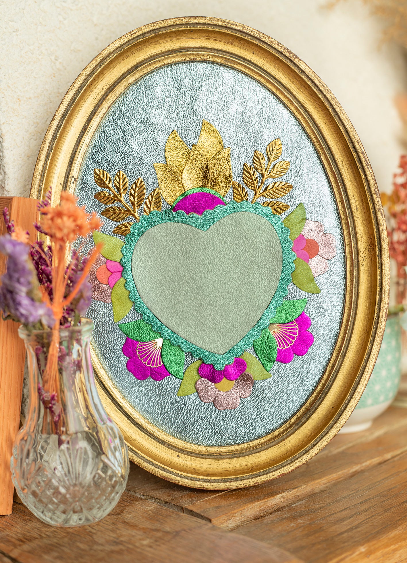 Tableau Ex-Voto Le Coeur Fleurissant