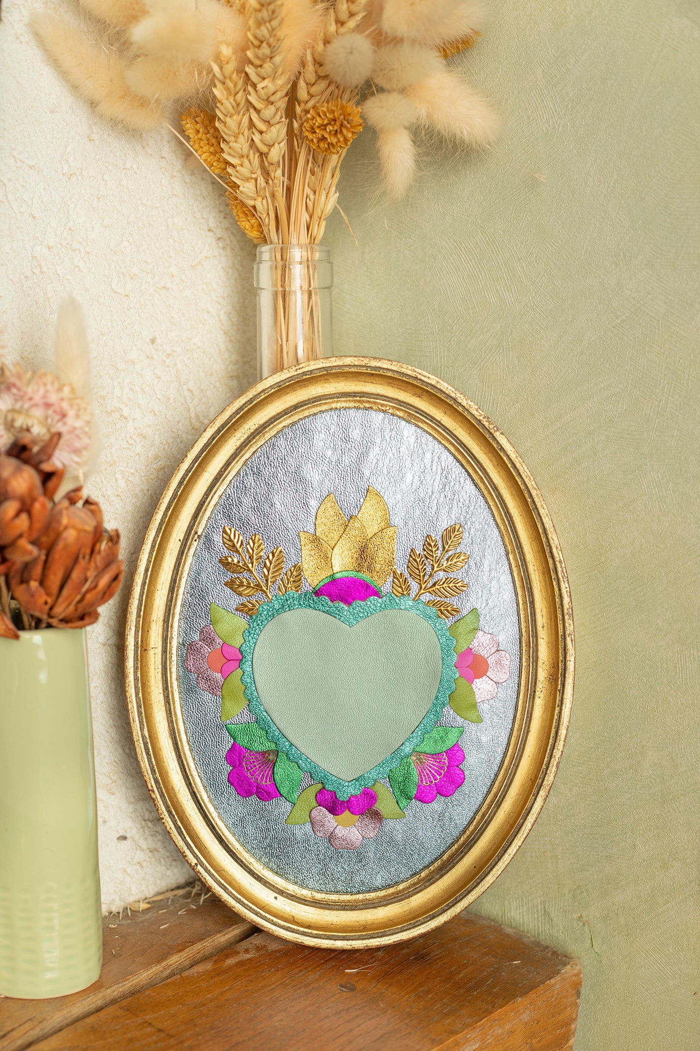 Tableau Ex-Voto Le Coeur Fleurissant
