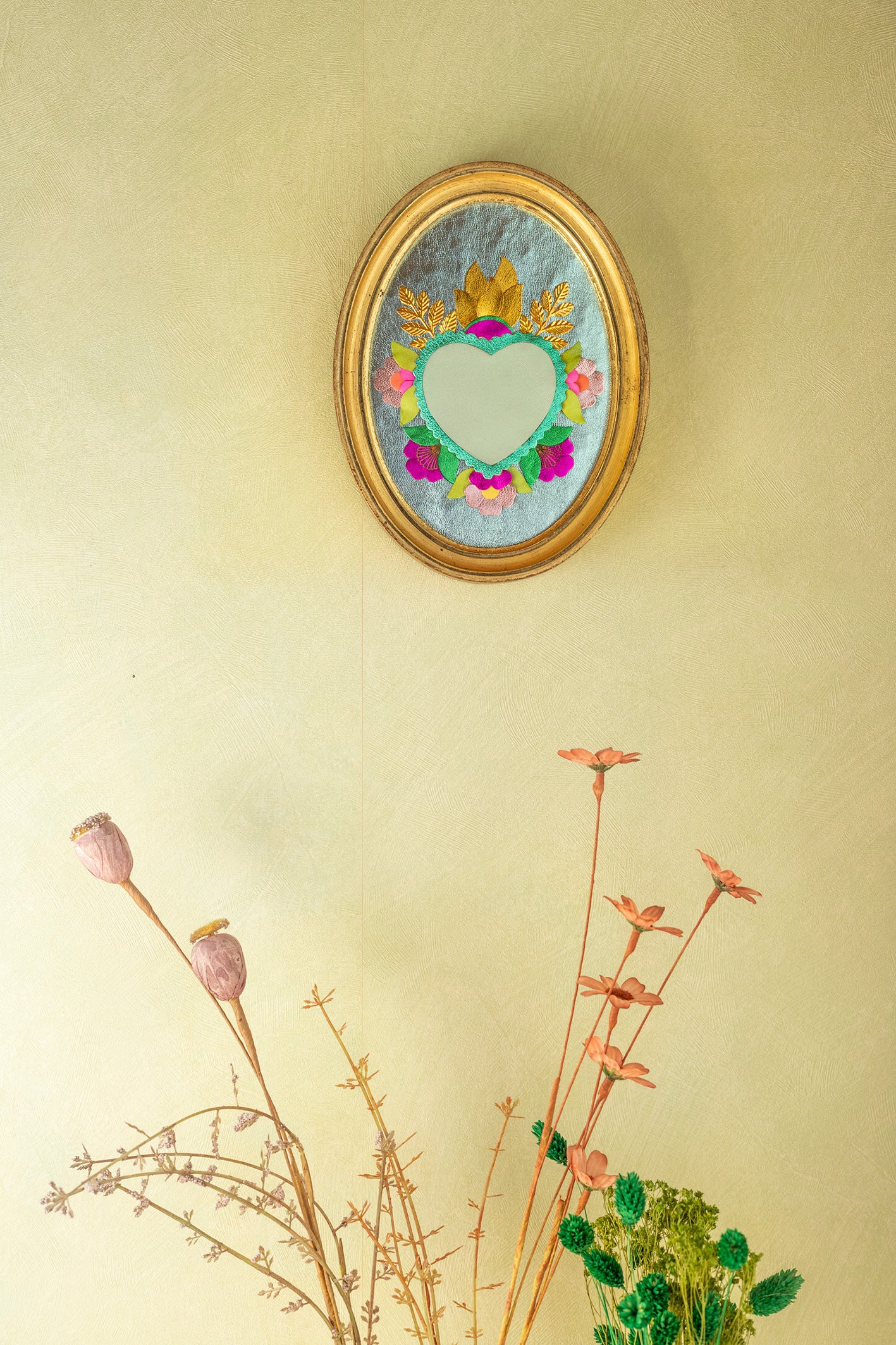 Tableau Ex-Voto Le Coeur Fleurissant