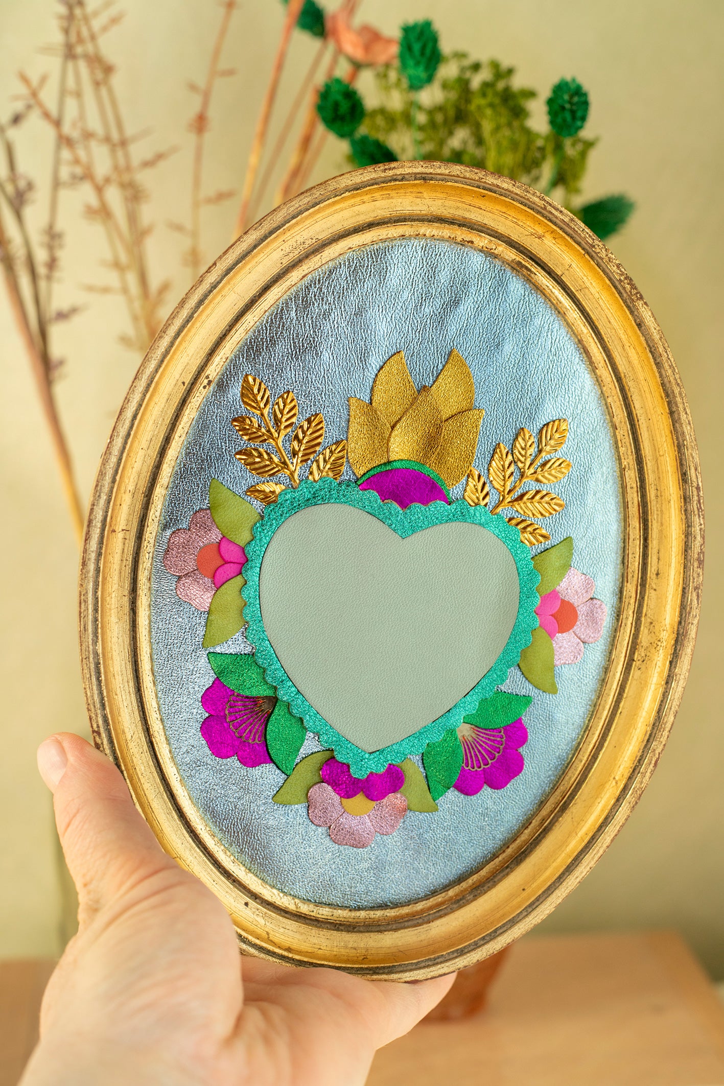 Tableau Ex-Voto Le Coeur Fleurissant
