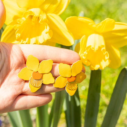 Boucles d'oreilles Jonquilles