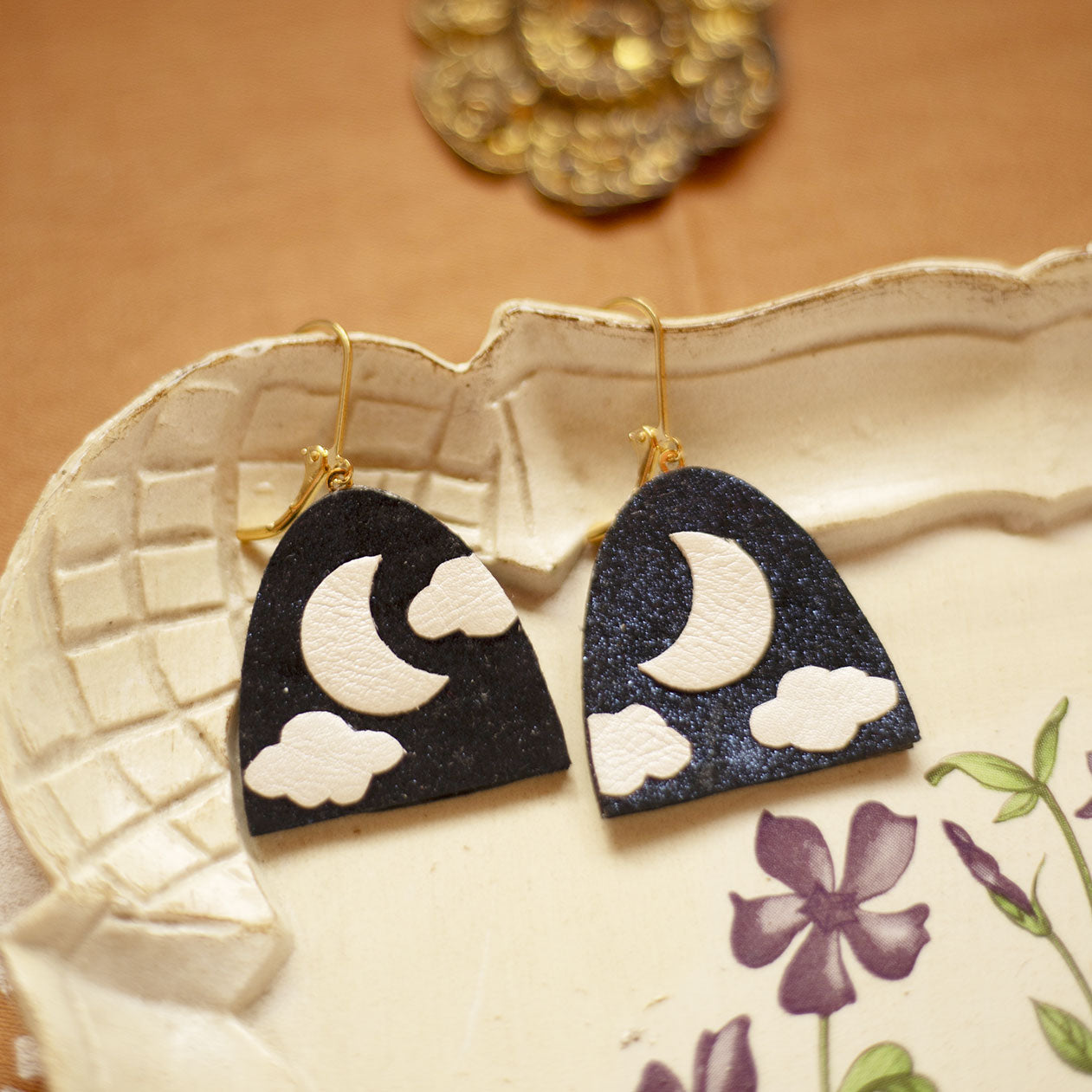 Boucles d'oreilles Demi-Lune