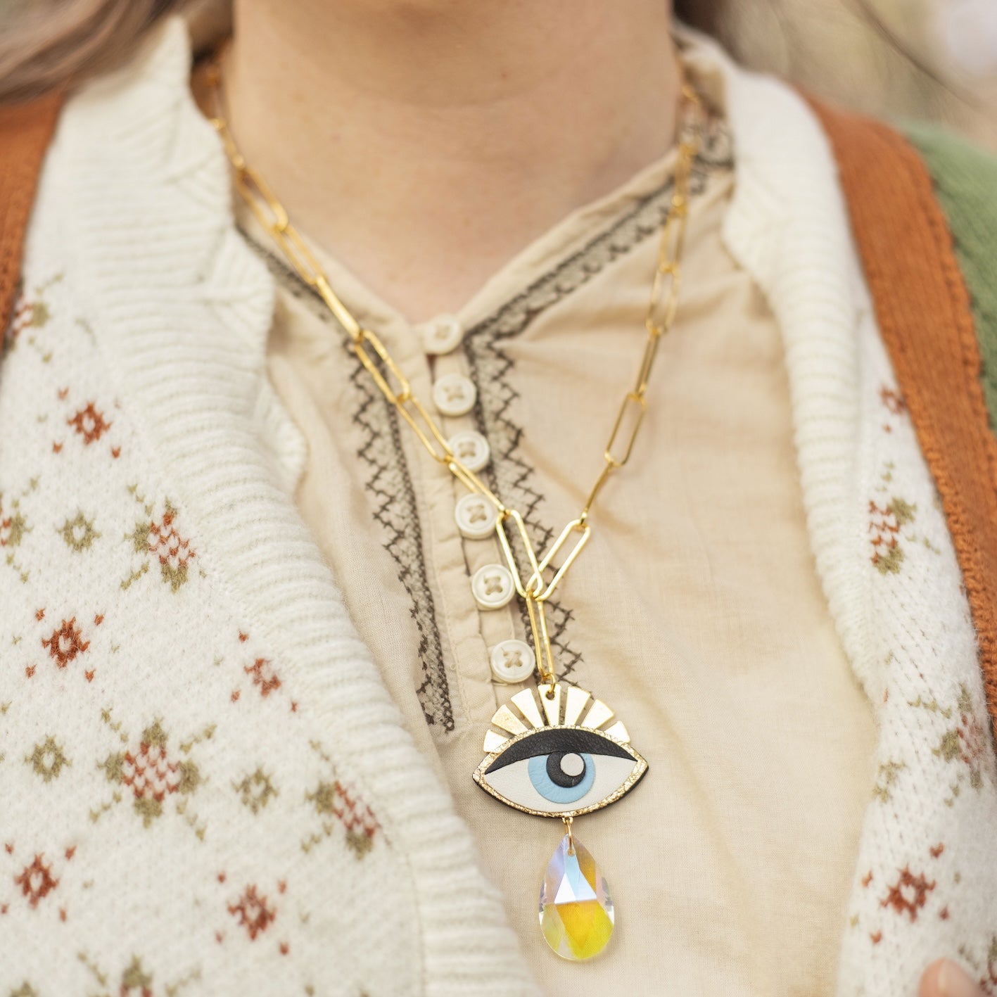 Collier Oeil de Cristal