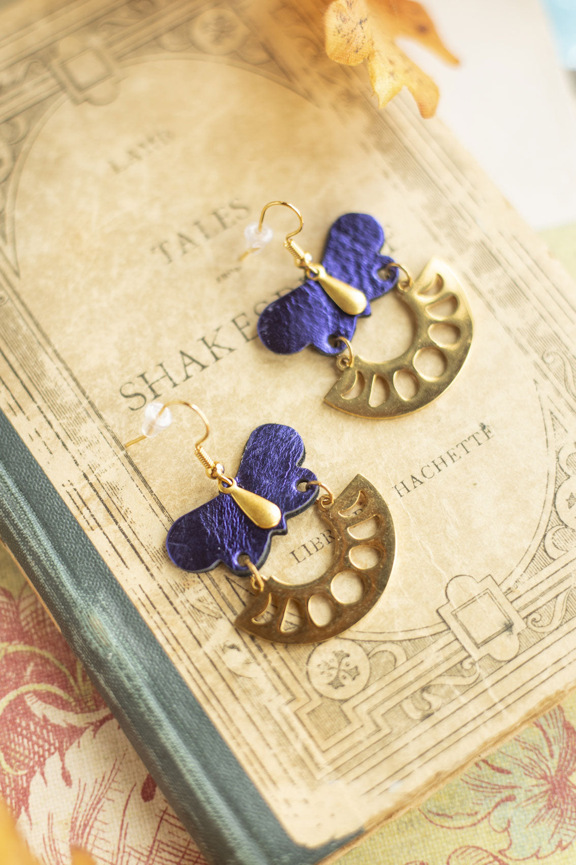 Boucles d’oreilles La danse du papillon nocturne