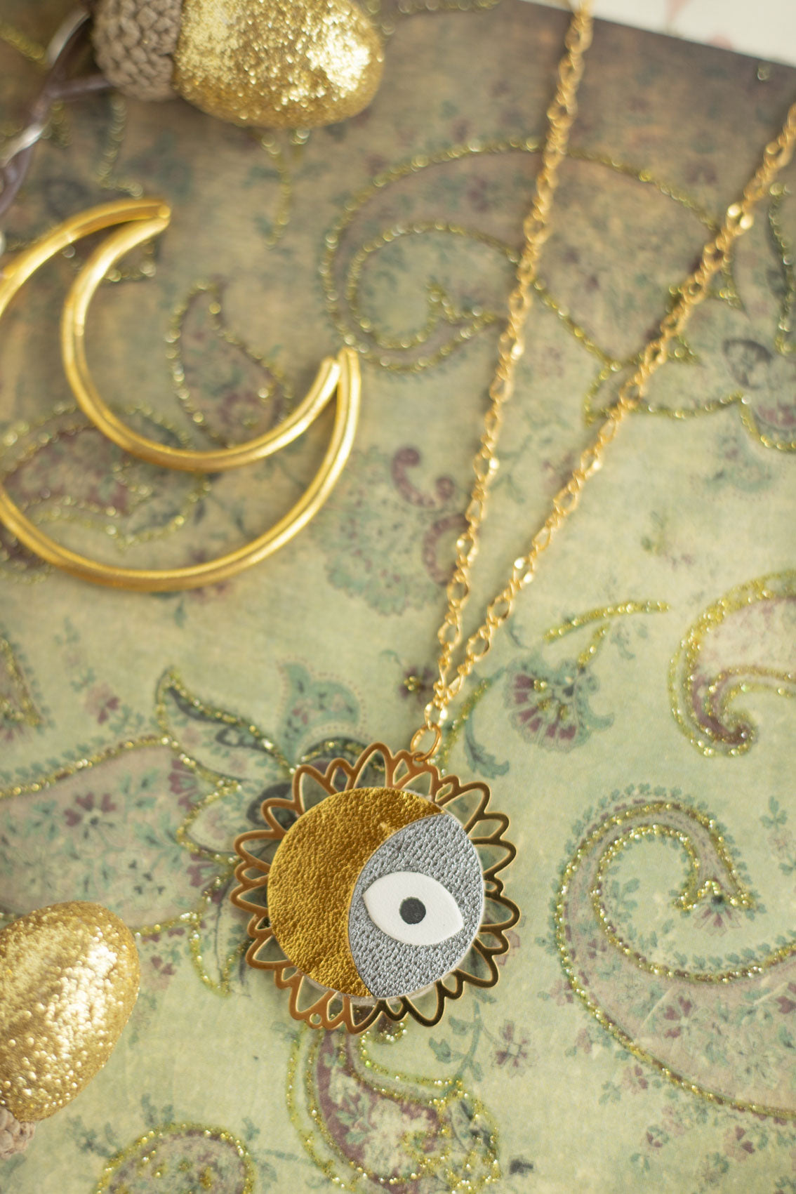 Collier Lune d'Or