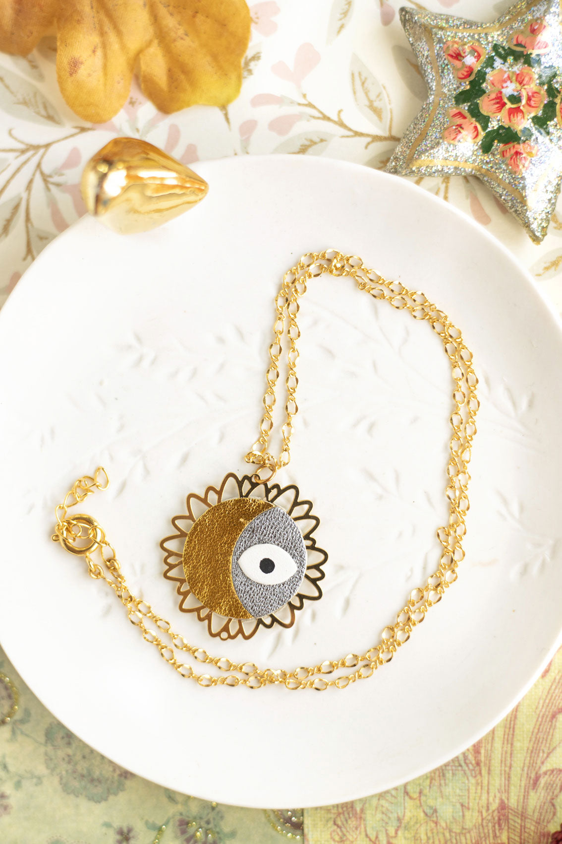 Collier Lune d'Or