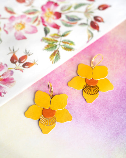 Boucles d'oreilles Jonquilles