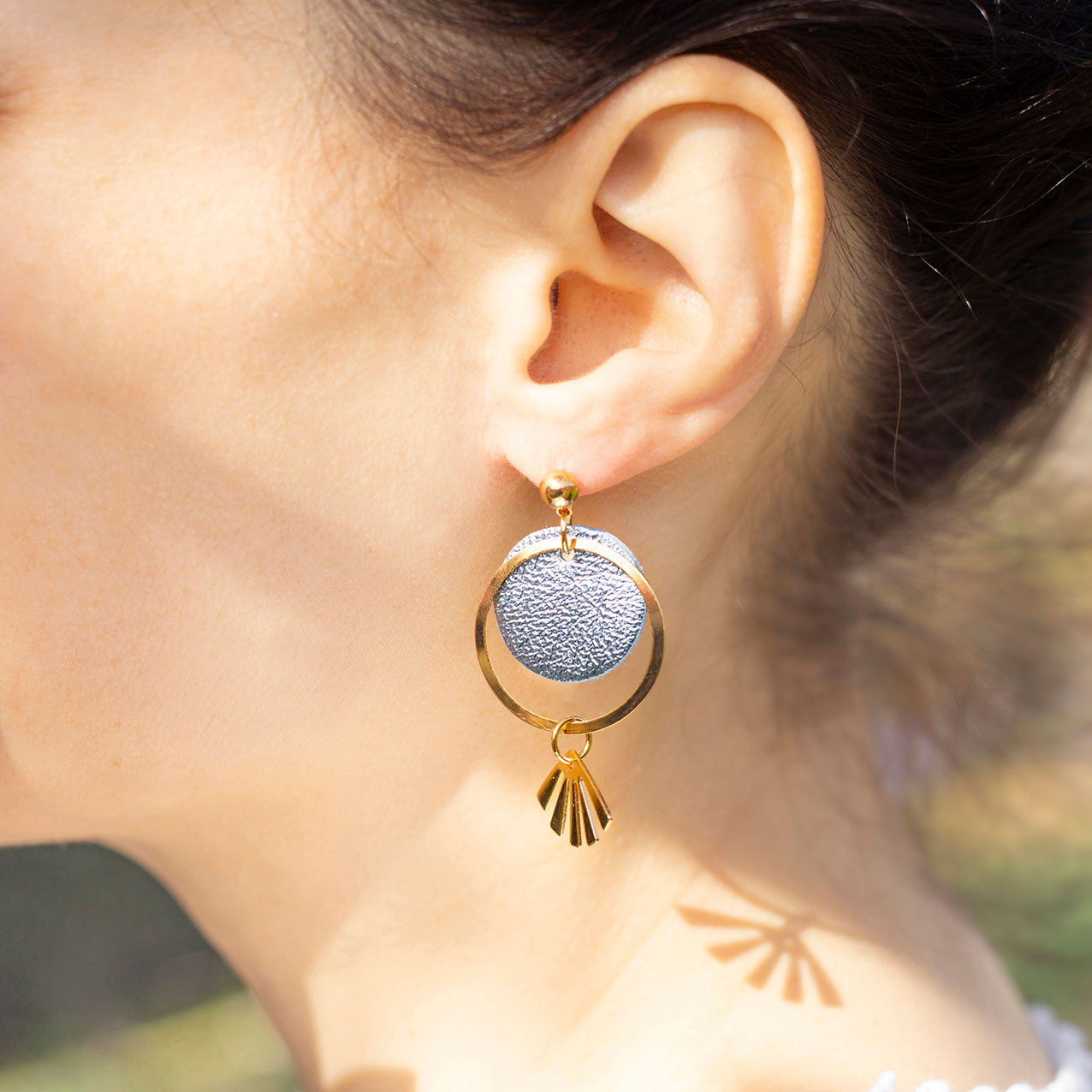 Kléo fuchsia earrings