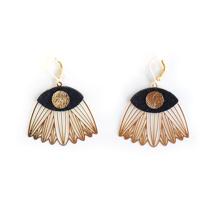 Boucles d'oreilles Yeux Noirs